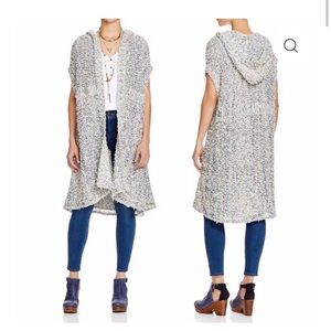 Free People Multicolor Hooded Sweater Vest